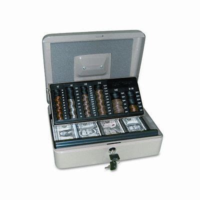 pm company 3-in-1 cash-change-storage steel security box w key lock|PMC04967 3.